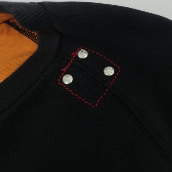 Parasuco Sweater Black Mens Printed Long Sleeve - Picture 6 of 8